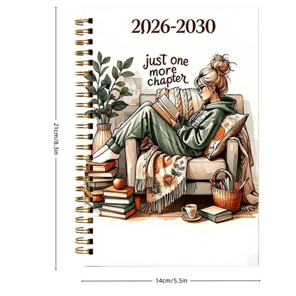 📚 2026–2030 5-Year Planner | Long-Term Monthly Organizer & Goal Planning Log Book for Work, School & Everyday Life