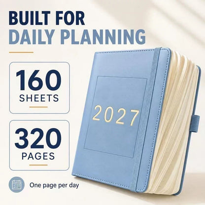 📢📢48% OFF !! ⏰A5 2027 One‑Day‑Per‑Page Diary Notebook ✨