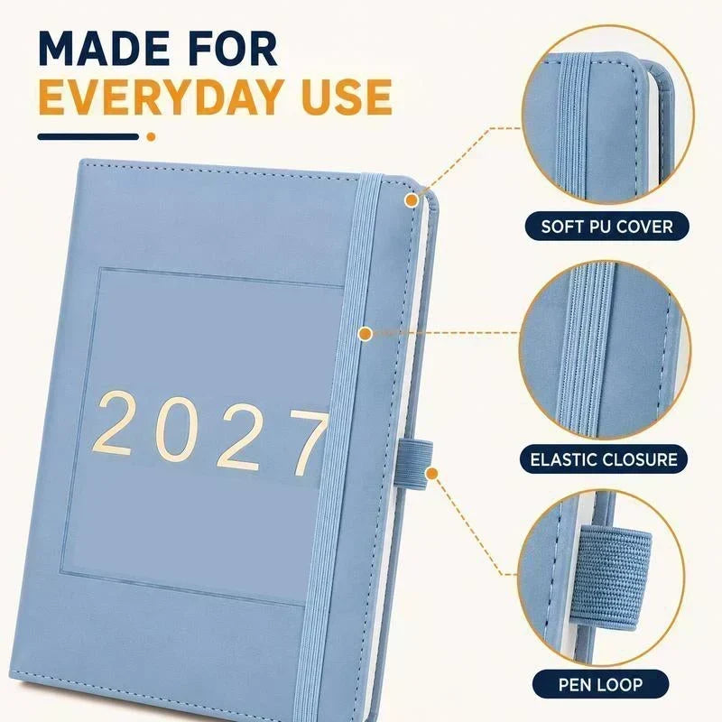 📢📢48% OFF !! ⏰A5 2027 One‑Day‑Per‑Page Diary Notebook ✨