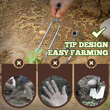 📢📢BUY 1 GET 1 FREE !! ⏰Compact 2-Tooth Garden Weed Puller Tool