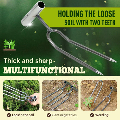 📢📢BUY 1 GET 1 FREE !! ⏰Compact 2-Tooth Garden Weed Puller Tool