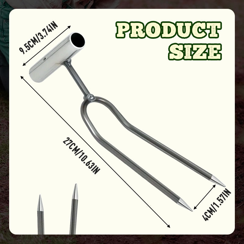 📢📢BUY 1 GET 1 FREE !! ⏰Compact 2-Tooth Garden Weed Puller Tool