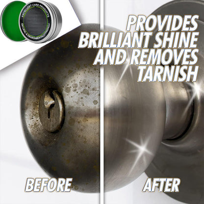 ✨ All‑Purpose Mirror Shine Metal Wax Polish‑ Natural Environment‑Friendly Metal Polishing Paste, Restores & Shines Stainless Steel, Chrome & Metal Surfaces, Removes Oxidation & Tarnish