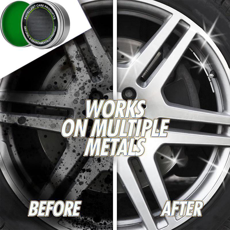 ✨ All‑Purpose Mirror Shine Metal Wax Polish‑ Natural Environment‑Friendly Metal Polishing Paste, Restores & Shines Stainless Steel, Chrome & Metal Surfaces, Removes Oxidation & Tarnish