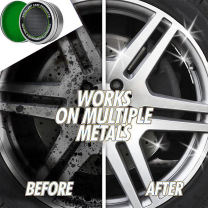 ✨ All‑Purpose Mirror Shine Metal Wax Polish‑ Natural Environment‑Friendly Metal Polishing Paste, Restores & Shines Stainless Steel, Chrome & Metal Surfaces, Removes Oxidation & Tarnish