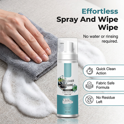 🧼40% OFF NOW! Lift Stains Instantly! No-Rinse Quick-Dry Fabric Foam Cleaner‑Portable Upholstery Stain Remover for Sofa, Carpet & Fabric Cushions