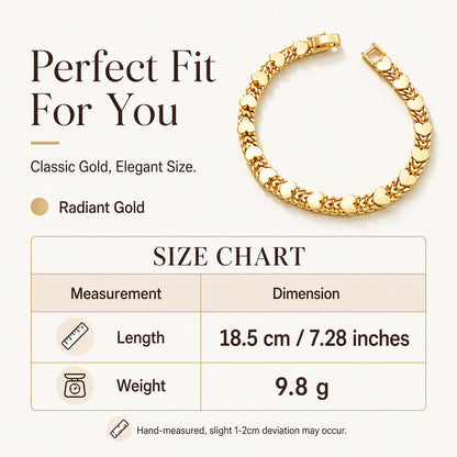 🌸 🌸Women's Elegant Heart Link Bracelet