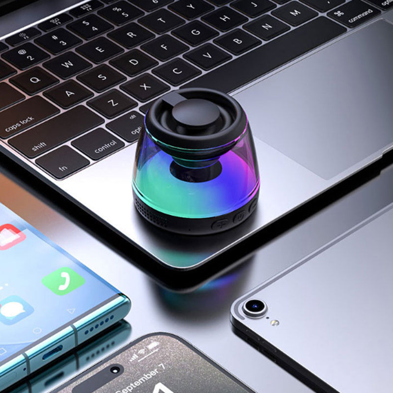 📢📢49% OFF !! ⏰Magnetic Mini Bluetooth Speaker with RGB Light