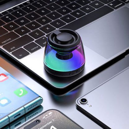 📢📢49% OFF !! ⏰Magnetic Mini Bluetooth Speaker with RGB Light
