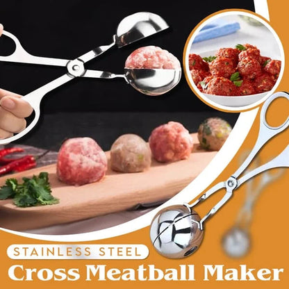 📢📢49% OFF !! ⏰Stainless Steel Meatball Maker – 304 Food-Grade Steel, Non-Stick Smooth Surface & One-Press Design – Perfect Meatballs in Seconds ✨