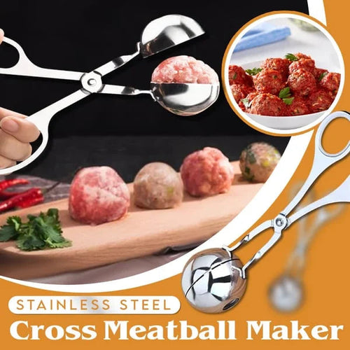 📢📢49% OFF !! ⏰Stainless Steel Meatball Maker – 304 Food-Grade Steel, Non-Stick Smooth Surface & One-Press Design – Perfect Meatballs in Seconds ✨
