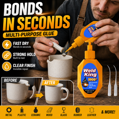 🥳BUY 1 GET 1 FREE 🛠️💪 Quick-Dry Super Glue – bonds metal, wood, plastic, ceramic & more in seconds! No more binning favourite mugs or loose shoe soles – a tiny drop fixes everything! 🏠✅