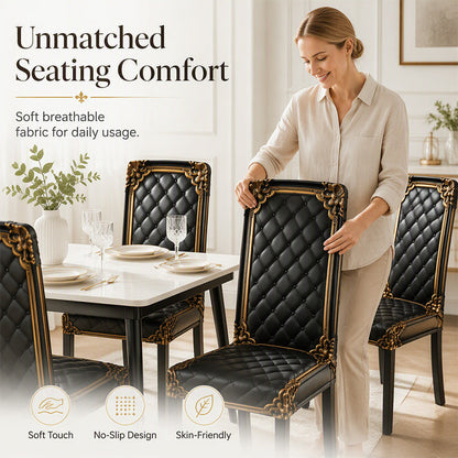 🎁2026 New Arrivals 49% OFF💥Washable Baroque Chair Cover — Stretch Fit, Royal Gold Pattern