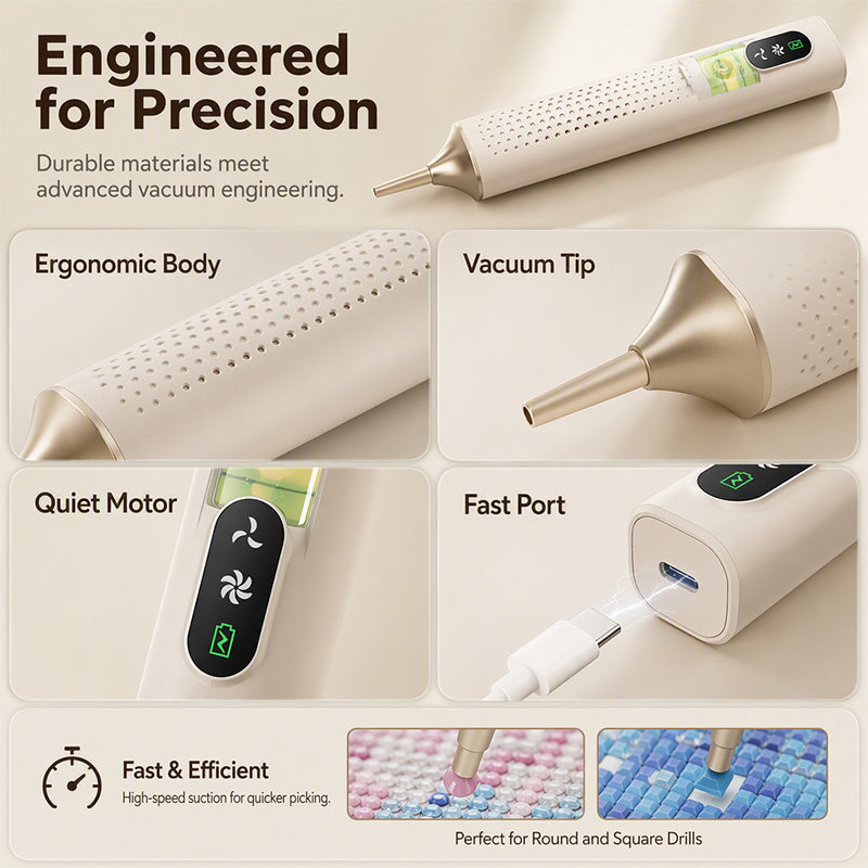 📢📢49% OFF !! ⏰Rechargeable Electric Diamond Pen