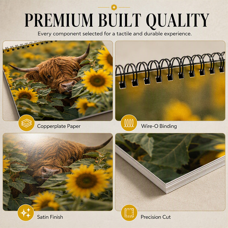 ⏳Limited-time 50% off⏰2027 Highland Cow Wall Calendar🐮📆