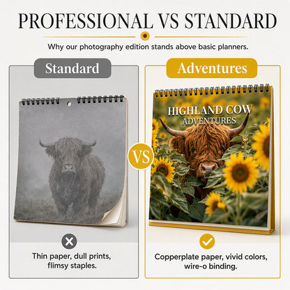 ⏳Limited-time 50% off⏰2027 Highland Cow Wall Calendar🐮📆