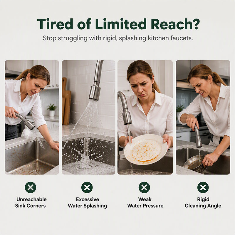 🎁Universal Rotating Kitchen Faucet Nozzle