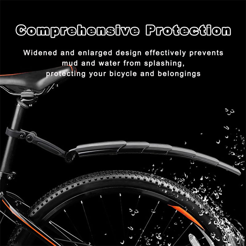 📢📢40% OFF !! ⏰Retractable & Adjustable Bicycle Mudguard Set