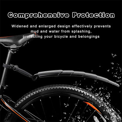 📢📢40% OFF !! ⏰Retractable & Adjustable Bicycle Mudguard Set