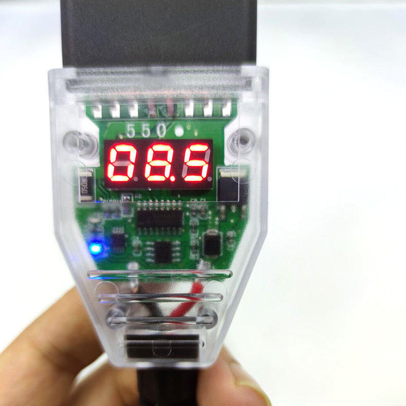 🔋12V OBD-II Car Battery Memory Saver – Digital Voltage Monitor & Backup Cable