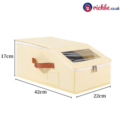 🎉🎉Stackable Hat Storage Boxes for Baseball Caps - Beige