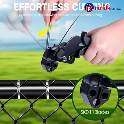 🔥Stainless Steel Cable Tie Gun with Metal Zip Ties