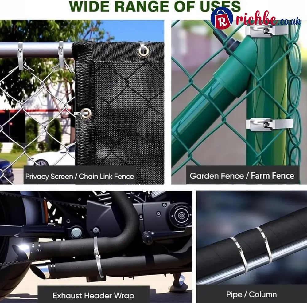 🔥Stainless Steel Cable Tie Gun with Metal Zip Ties
