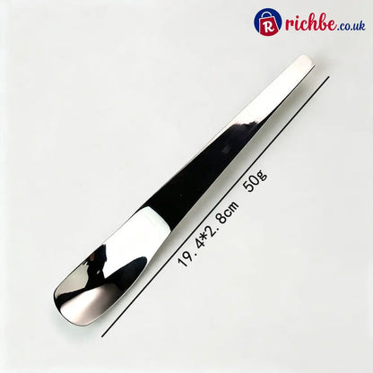 Stainless Steel Dessert Spoon with Long Ergonomic Handle - Silver / BUY 1 - Housewares & Kitchen
