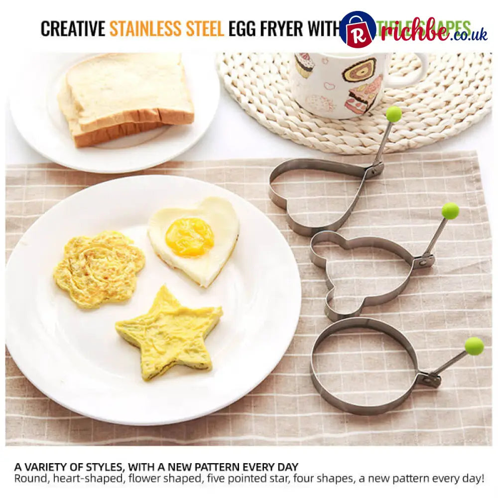 Stainless Steel Fried Egg Molds