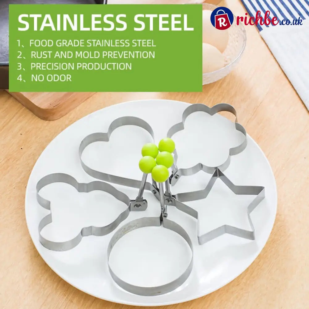 Stainless Steel Fried Egg Molds