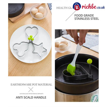 Stainless Steel Fried Egg Molds