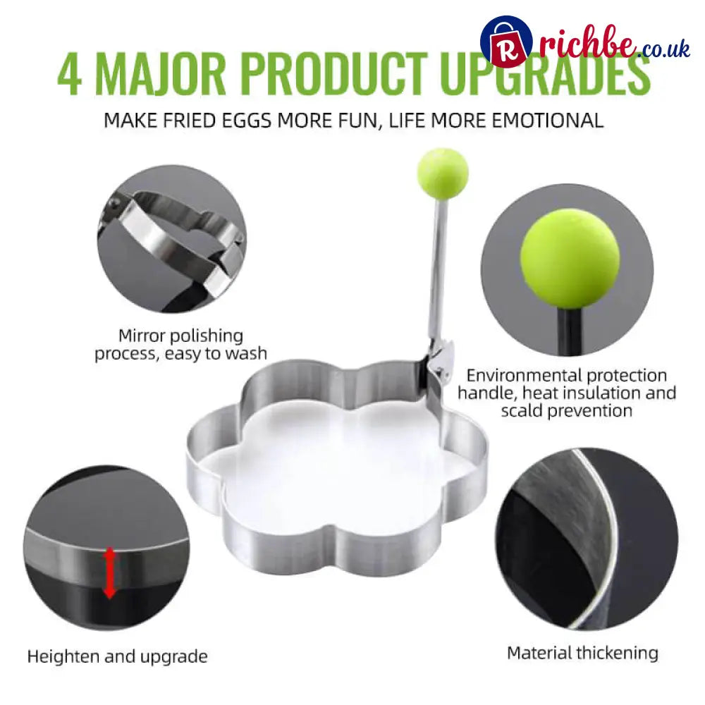 Stainless Steel Fried Egg Molds