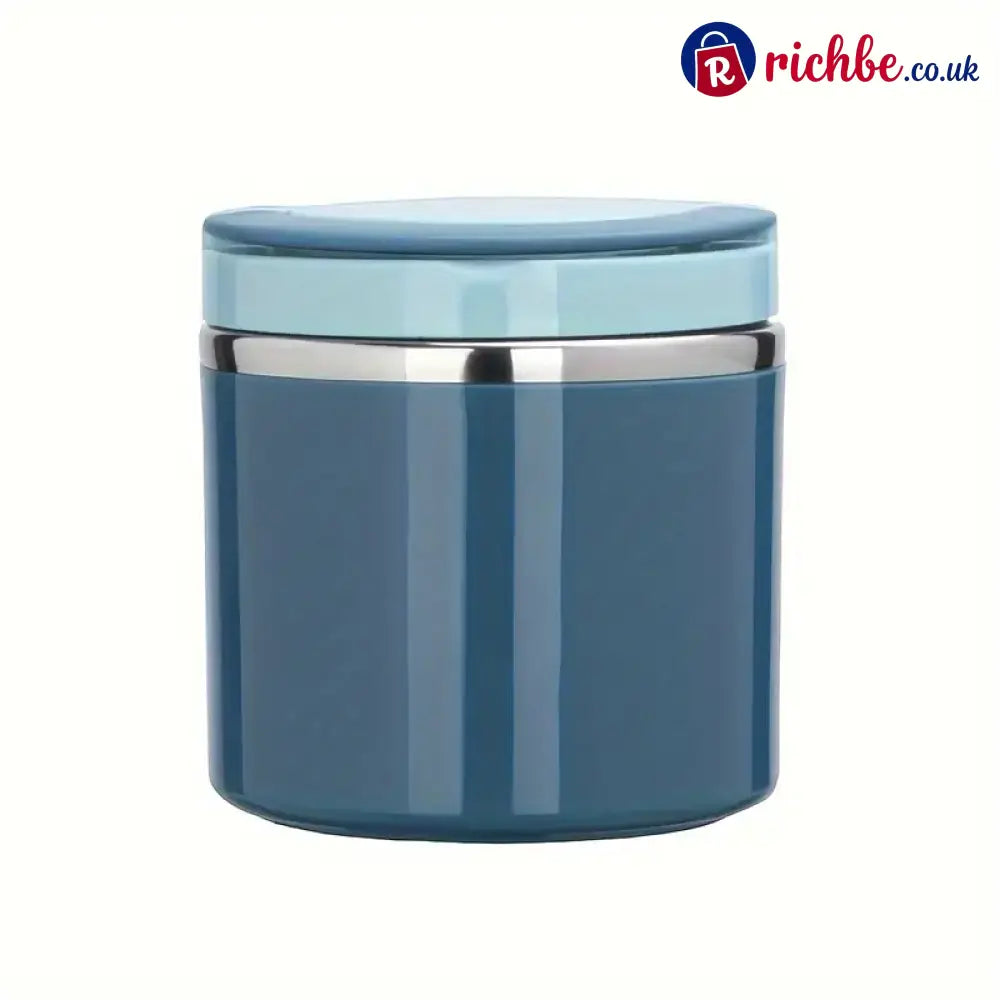 ✨Stainless Steel Insulated Lunch Box with Handle – Leakproof Stackable Food Container for Office School & Travel - Blue