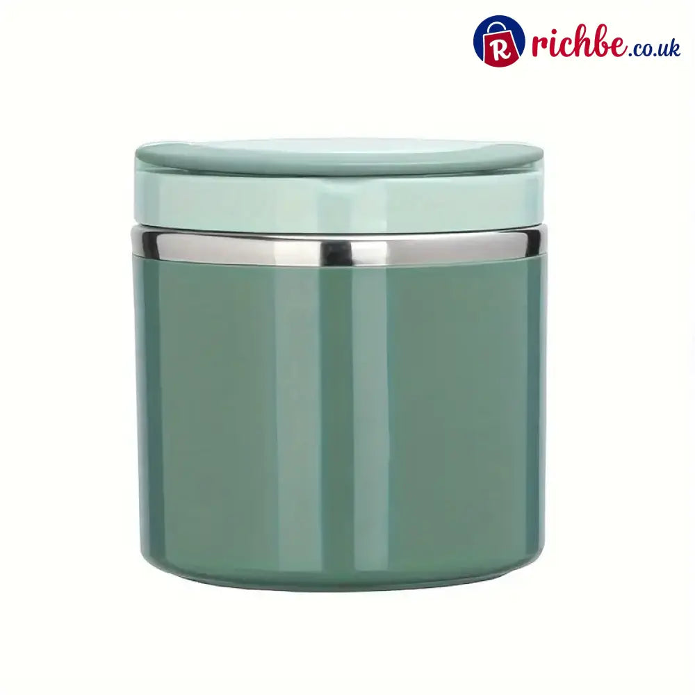 ✨Stainless Steel Insulated Lunch Box with Handle – Leakproof Stackable Food Container for Office School & Travel - Green