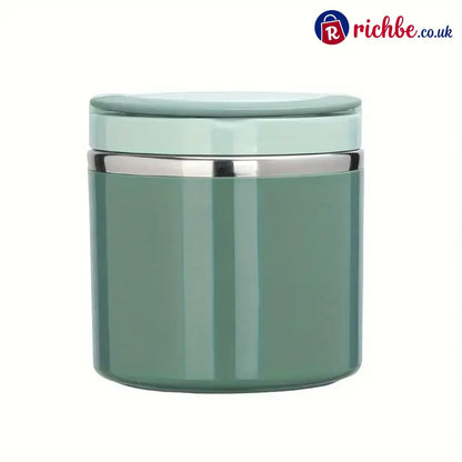 ✨Stainless Steel Insulated Lunch Box with Handle – Leakproof Stackable Food Container for Office School & Travel - Green