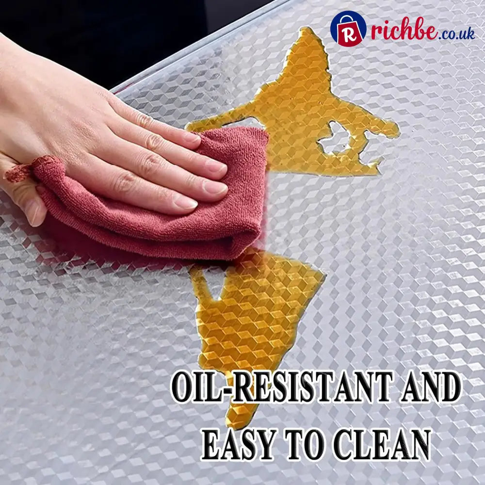 Stainless Steel Kitchen Oil-Proof Adhesive Wallpaper Roll