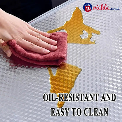 Stainless Steel Kitchen Oil-Proof Adhesive Wallpaper Roll