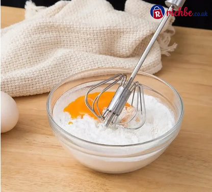 Stainless Steel Semi-Automatic Whisk 🥣 - Houseware & Kitchen