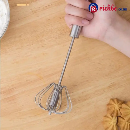 Stainless Steel Semi-Automatic Whisk 🥣 - Houseware & Kitchen