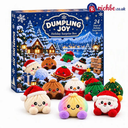 🥟🎄Steamed Dumplings Advent Calendar – 24 Days of Cute Christmas Surprises🎁 - B (7pc)