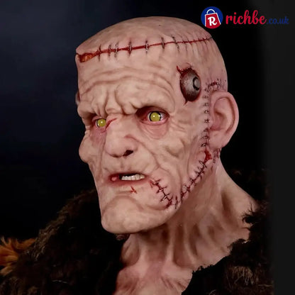 👹 Stitched Monster Full-Head Silicone Horror Mask | Costume Piece - Scientific zombies