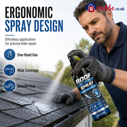 🌧️Strong Adhesion Waterproof Leak Repair Spray, One Coat Stop Leak Repair Agent Spray💪