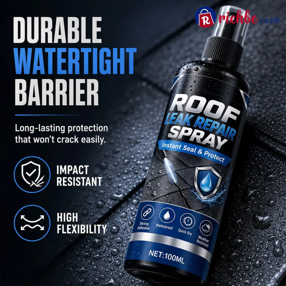 🌧️Strong Adhesion Waterproof Leak Repair Spray, One Coat Stop Leak Repair Agent Spray💪