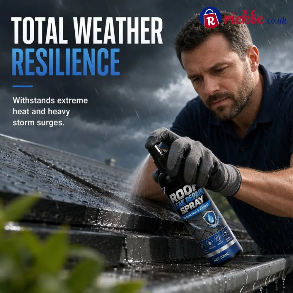 🌧️Strong Adhesion Waterproof Leak Repair Spray, One Coat Stop Leak Repair Agent Spray💪
