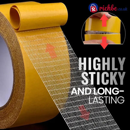 Strong Adhesive Double-sided Mesh Tape - 20M/ Roll / 3 CM / BUY 1🤘 - Tools & Gadgets