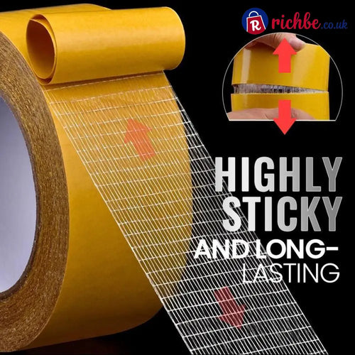 Strong Adhesive Double-sided Mesh Tape - 20M/ Roll / 3 CM / BUY 1🤘 - Tools & Gadgets