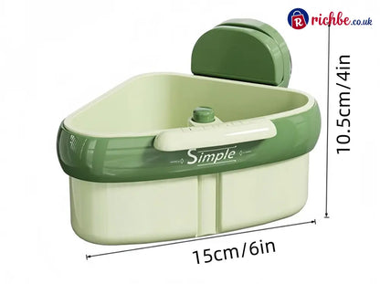 Suction Cup Sink Corner Rack
