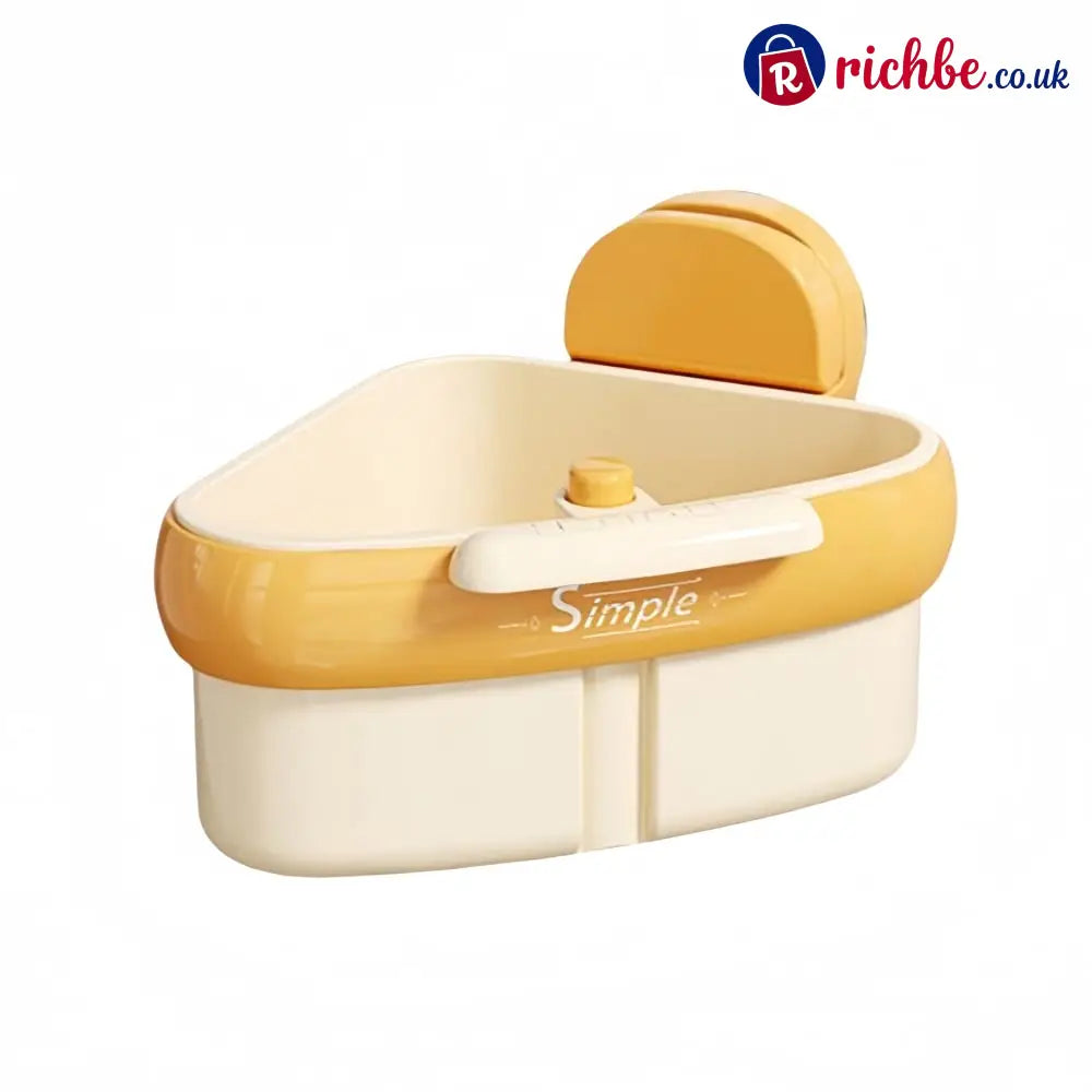 Suction Cup Sink Corner Rack - Orange / BUY 3 GET 2 FREE (5 pack)