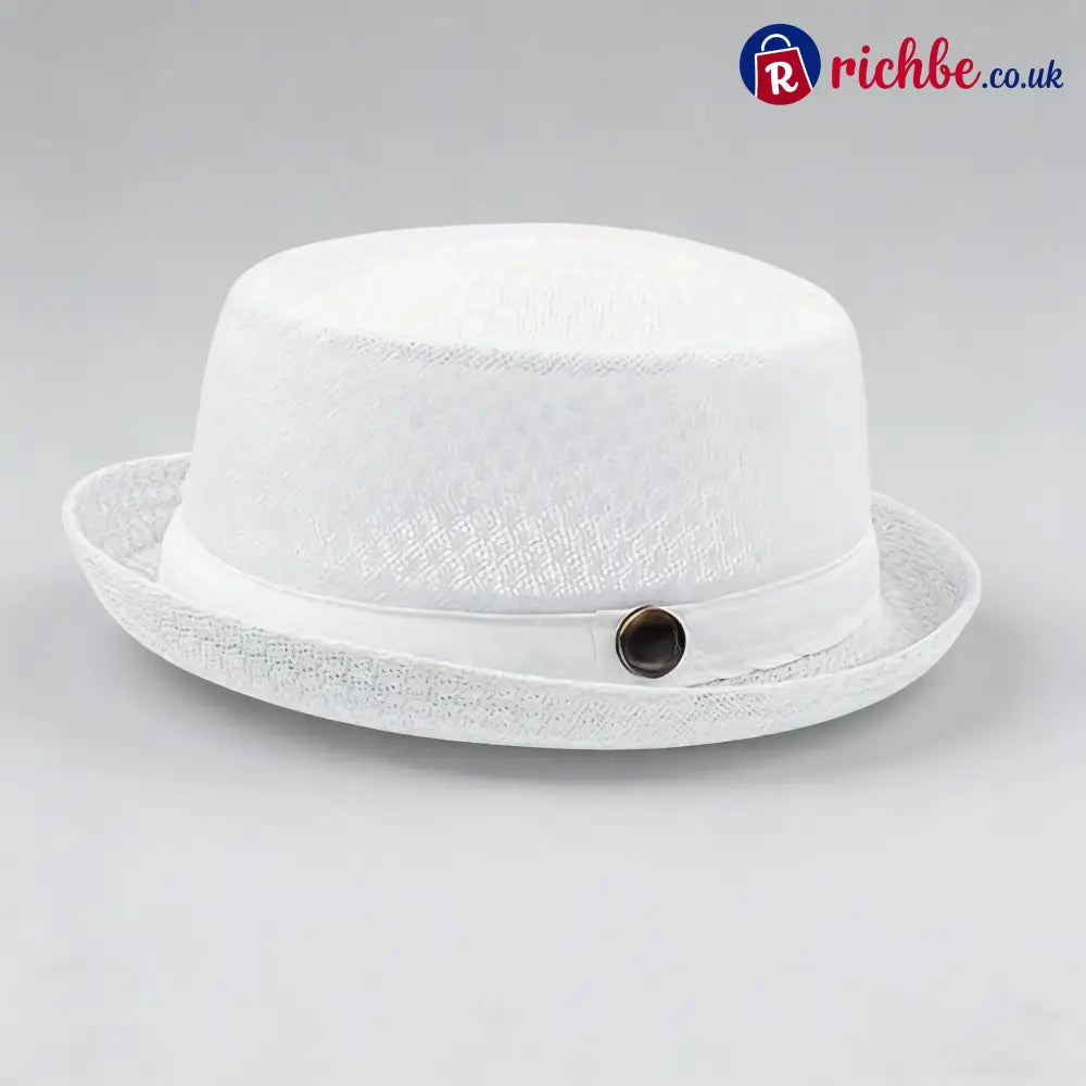Summer Breathable Mesh Pork Pie Hat
