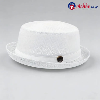 Summer Breathable Mesh Pork Pie Hat